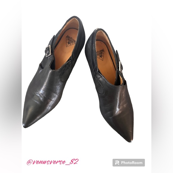 NWOT John Fluevog Truth Justine Pointed Toe Low Heel Booties- 6.5 - Black - Picture 5 of 7